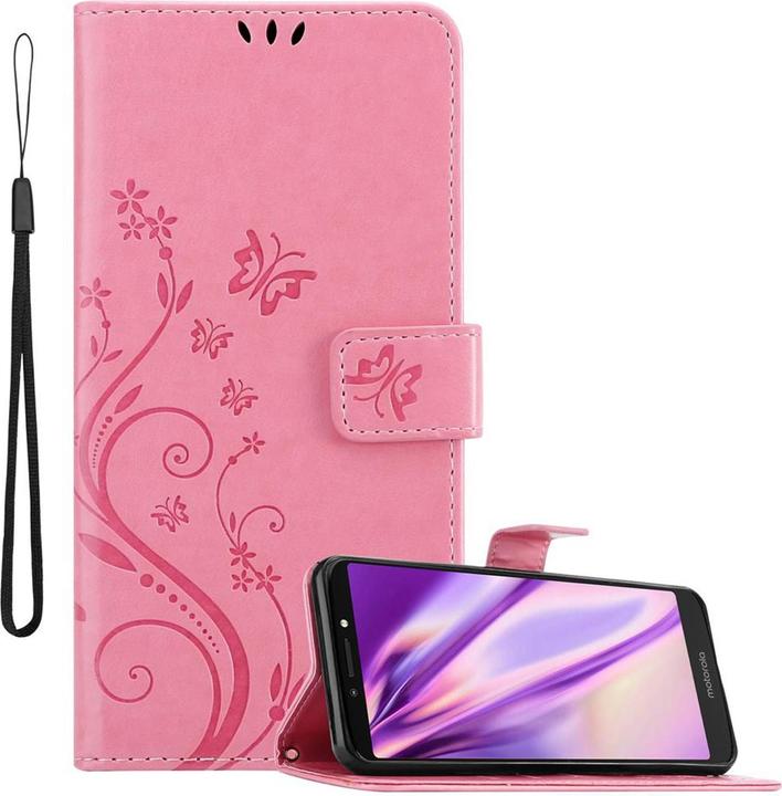 Actual product image Cadorabo Flower Book Cover (Motorola Moto E5 Plus)