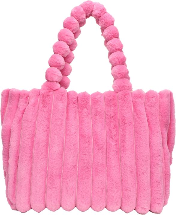 Only-Bags.Store Plüsch Tote Bag, leichte grosse Kapazität Schulter Tote Bag, solide Farbe vielseitig Pendler Tasche
