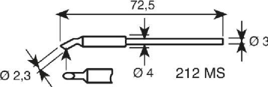 Produktbild Soldertip lead free ERSADUR 1.6mm (Lötspitze)