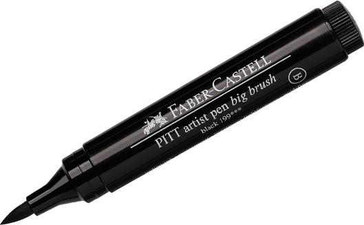 Immagine prodotto Faber-Castell PITT Artist Pen Big Brush nero (Nero, 1 x)