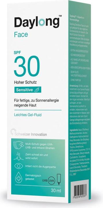 Produktbild Daylong Face (Sonnencreme Gesicht, SPF 30, 30 ml, 58 g)
