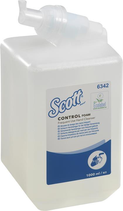 Image du produit Kimberly-Clark Clark SCOTT® 6x 1 L Savon Mousse anciennement Kleenex Mousse de Luxe - Nettoyant pour les mains h (Savon liquide, 1000 ml)