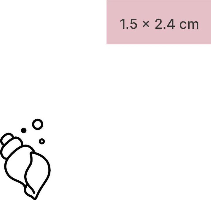 Image du produit minink Tatouage temporaire - Coquillage