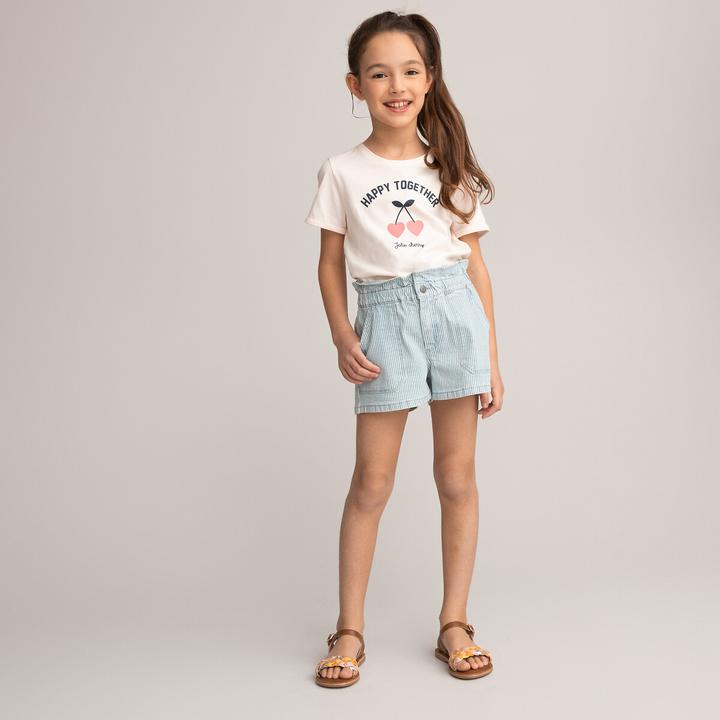 Produktbild La Redoute Collections Jeans-Shorts mit Streifen (120 C)