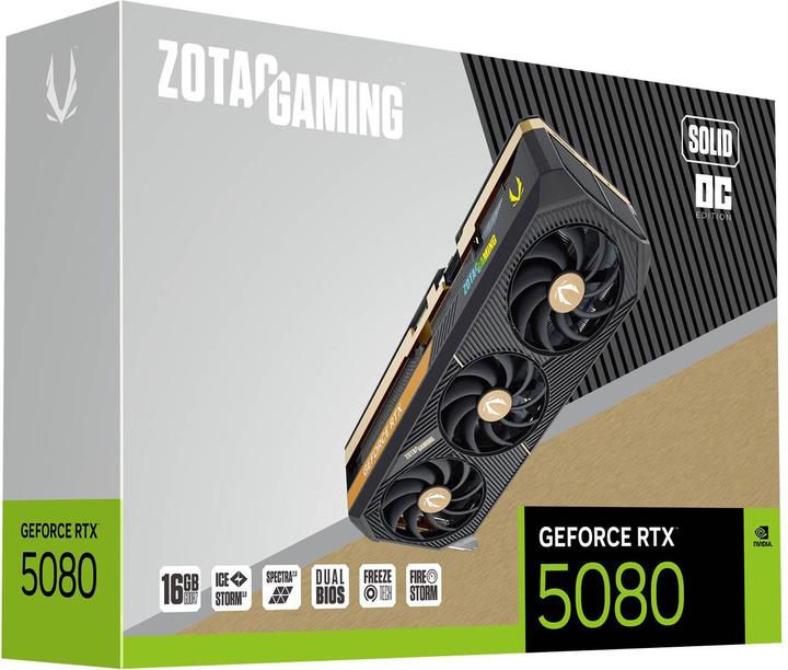 Immagine prodotto Zotac GeForce RTX 5080 Solid OC (16 GB)