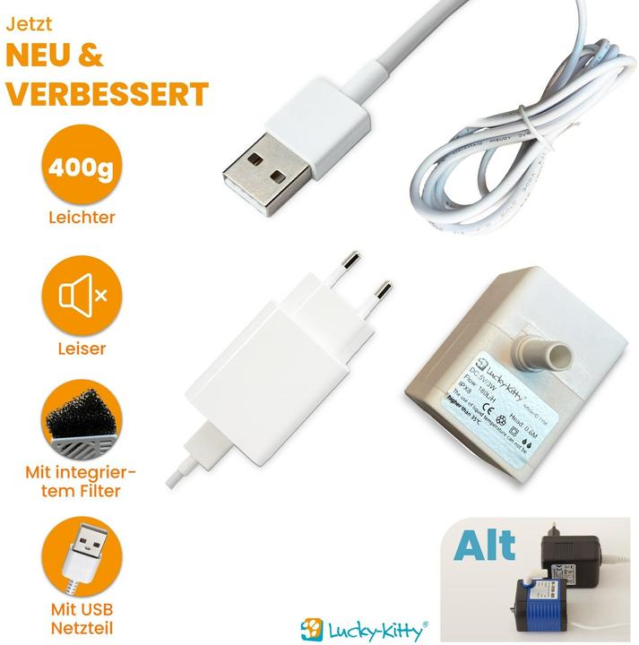 Produktbild Lucky Kitty Mikro-Pumpe USB mit Adapter