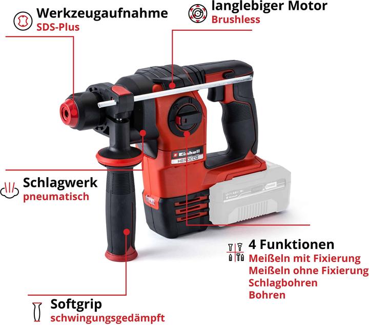 Actual product image Einhell Herocco PXC Perforator (Rechargeable battery operated)