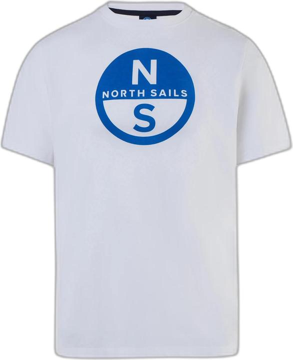 North Sails t-shirt mit grossem logoaufdruck basic