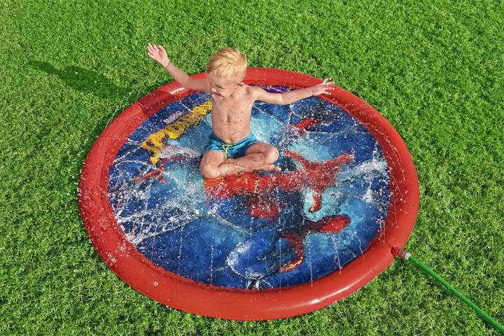 Immagine prodotto Bestway Tappeto gonfiabile per piscina con fontana Spider-Man 165 cm 98792