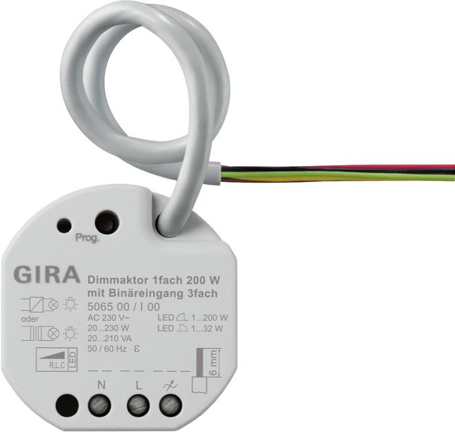Actual product image Gira 506500 Dimming actuator 1f 200W UP KNX (Dimming actuator)