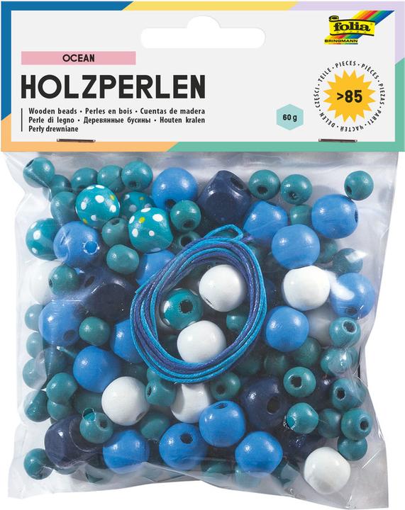 Produktbild Folia Holzperlen