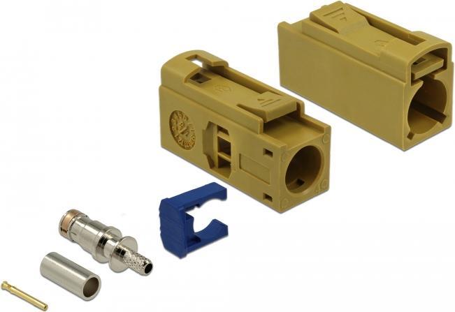 Produktbild Delock Antennenadapter FAKRA K, zum crimpen FAKRA K - FAKRA K (Antennenkabel)