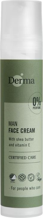 Actual product image Deroma Derma - Man Face Cream 50 ml (50 ml, Day cream)