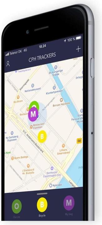 Actual product image Copenhagen Trackers Cobblestone GPS Tracker