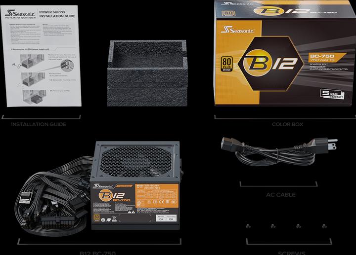 Produktbild Seasonic B12 BC (750 W)