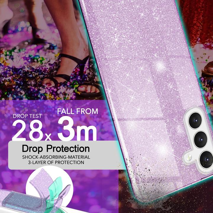Produktbild Nalia Glitzer Hybrid Hülle (Samsung Galaxy S24)