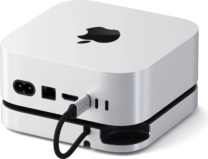 Satechi Mac Mini M4 Stand & Hub with SSD Enclosure (USB-C, 5 Ports)