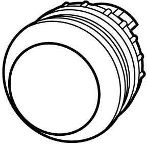 Immagine prodotto Eaton Pulsante illuminato, titanio RMQ, piatto, 216947