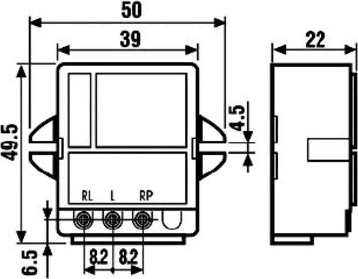 Produktbild Finder Stromstoßschalter mit Dimmer, Serie 15.51.8.230 15.51.8.230.0400 230 V/AC 1 Schließer/Dimmer 230 V/