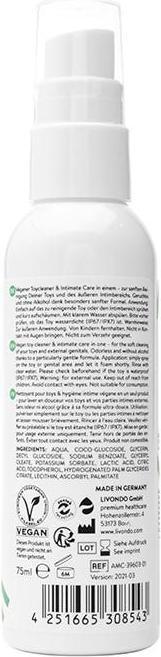 Actual product image Amorelie Pure & Clean veganer Toycleaner - 75 ml (75 ml)