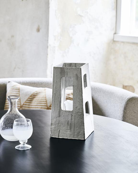 Produktbild House Doctor Ruun Lantern - Light Grey (205420002) (18 x 18 x 35 cm, 4 x)