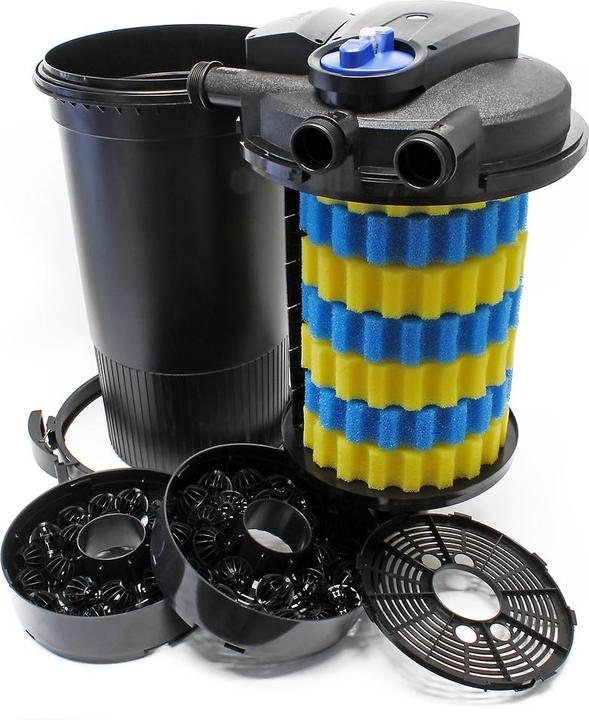 Image du produit SunSun Kit complet: CPA-30000 Filtre de bassin à pression jusqu’à 60000 L avec 55 Watt lampe uv, NEO6000 Su