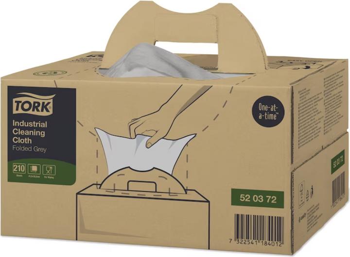 Image du produit Tork Chiffons de nettoyage industriels W7, 1 x 210 chiffons (1 x)