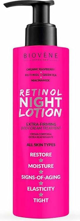 Actual product image Biovène Biovene Retinol Night Lotion Extra-Firming Body Cream Treatment 200ml (Body cream, 200 ml)
