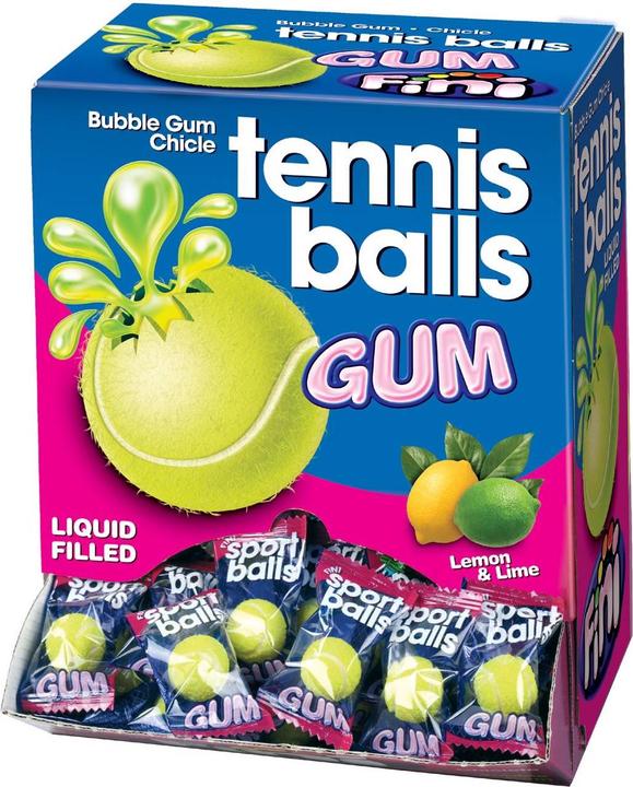 FT Tennis ball chewing gum (200 pcs., 1000 g)