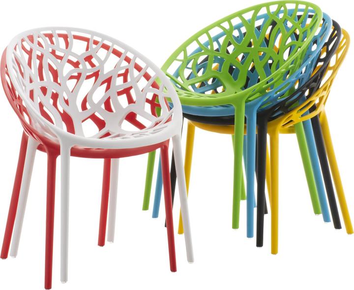 Produktbild CLP 4er Set Stuhl Hope, rot
