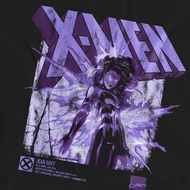 Actual product image Unisex Adult X-Men Jean Grey Infographic T-Shirt (M)