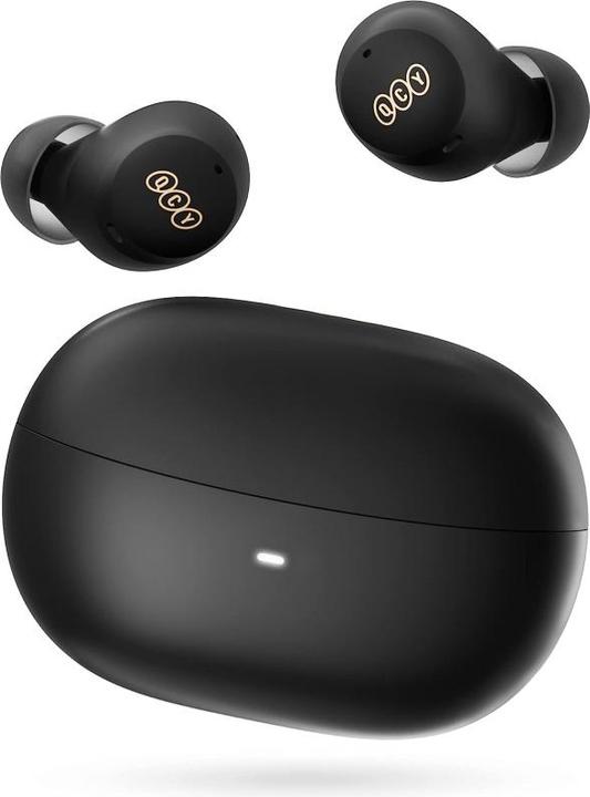 Produktbild QCY Wireless Earphones TWS HT07 ANC (black) (ANC, 32 h, Kabellos)