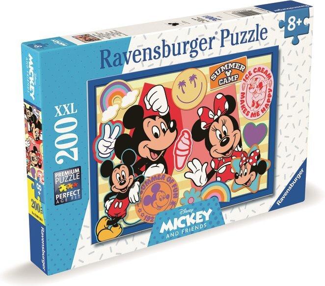 Produktbild Ravensburger Kinderpuzzle - 12004136 Unterwegs mit Mickey und Minnie - Puzzle für Kinder ab 8 (200 Teile)