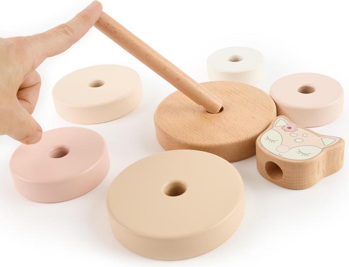 Actual product image Bieco Stacking tower deer Ella