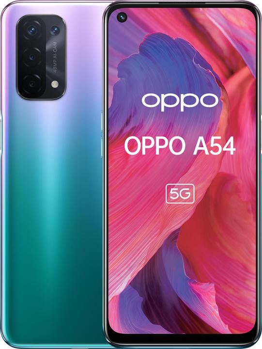 Produktbild OPPO A54 (64 GB, Fantastic Purple, 6.50", Dual SIM, 48 Mpx, 5G)