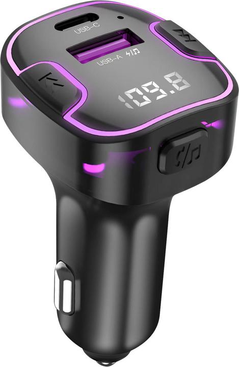 Actual product image xO transmiter FM BCC12 Bluetooth MP3 car charger 3,1A black