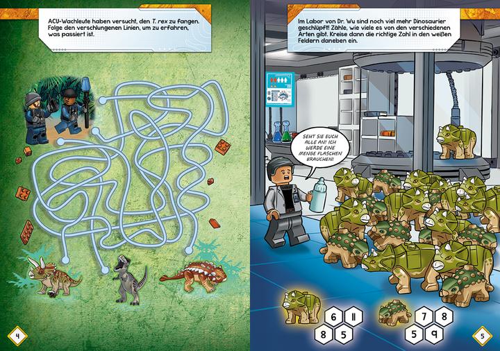 Actual product image Lego Jurassic World - Adventures in the Dinosaur Park
