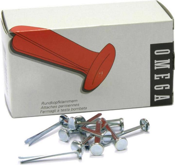 Actual product image Omega Round head clamps (100 x)