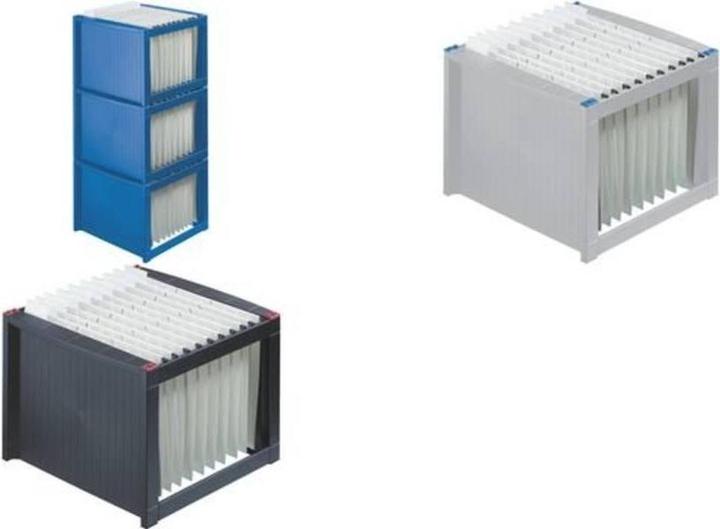 Image du produit Helit Les dossiers suspendus sont sur le rayonnage (A4)
