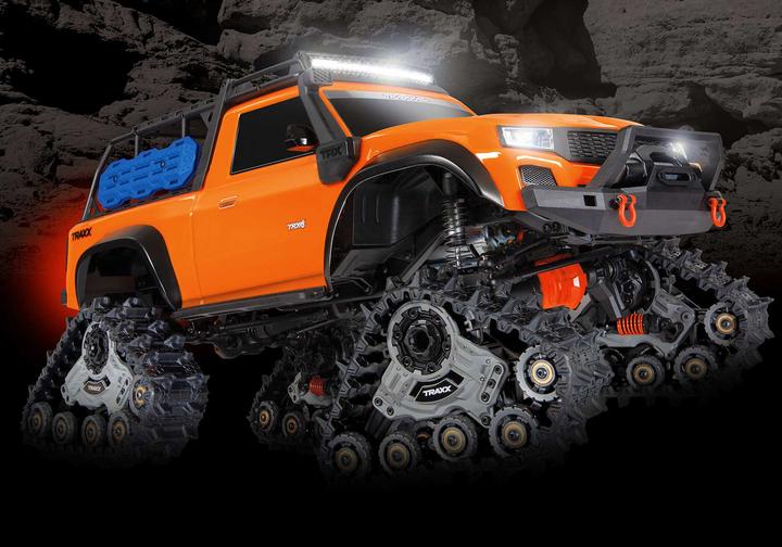 Actual product image Traxxas Trx-4 Sport Orange 1/10 Scale-Crawler Rtr Brushed Deep-Terrain Traxx Ohne Akku & Lader (RTR Ready-to-Run)