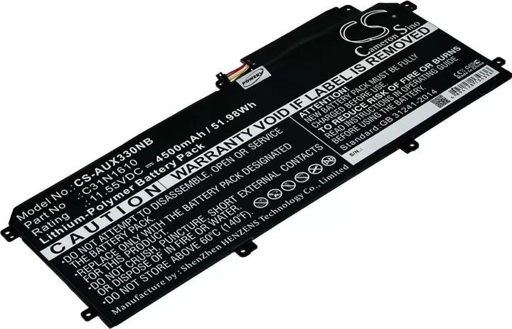 Actual product image AccuCell Battery Asus Zenbook UX330 / UX330C / Type C31N1610 (4500 mAh)