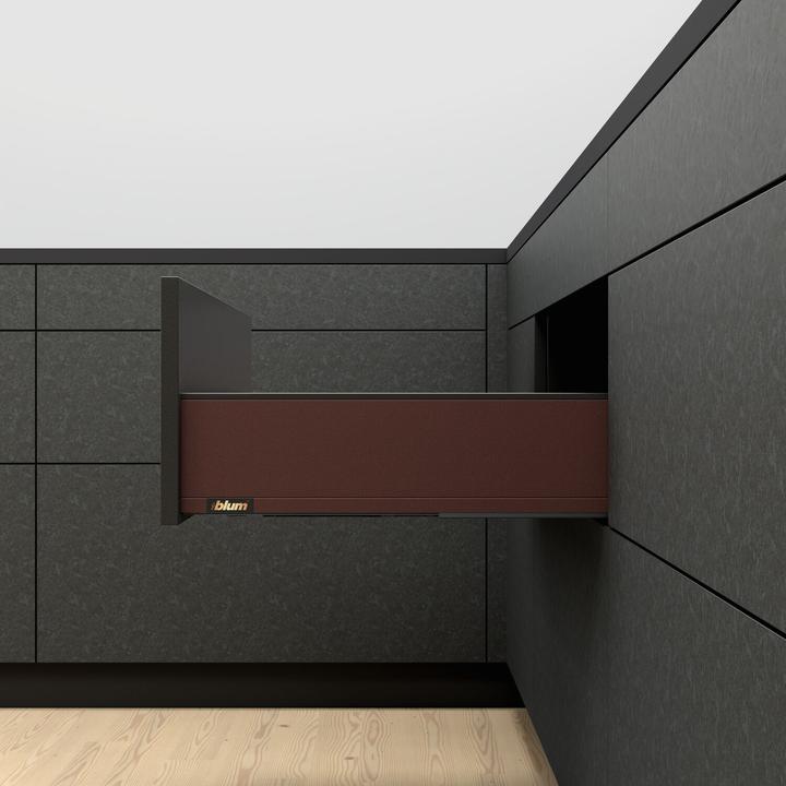Produktbild Blum LEGRABOX special edition Dekorelement Höhe K, NL 600 mm, Noble Rust