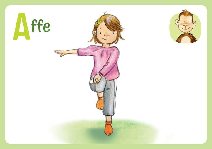 Actual product image The Yoga-Abc for Children (German, Gertrud Fassl, Gabriele Pohl, 2023)