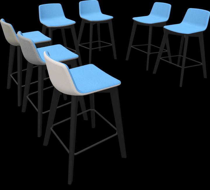 Actual product image Narbutas Twist & Sit Bar Stool
