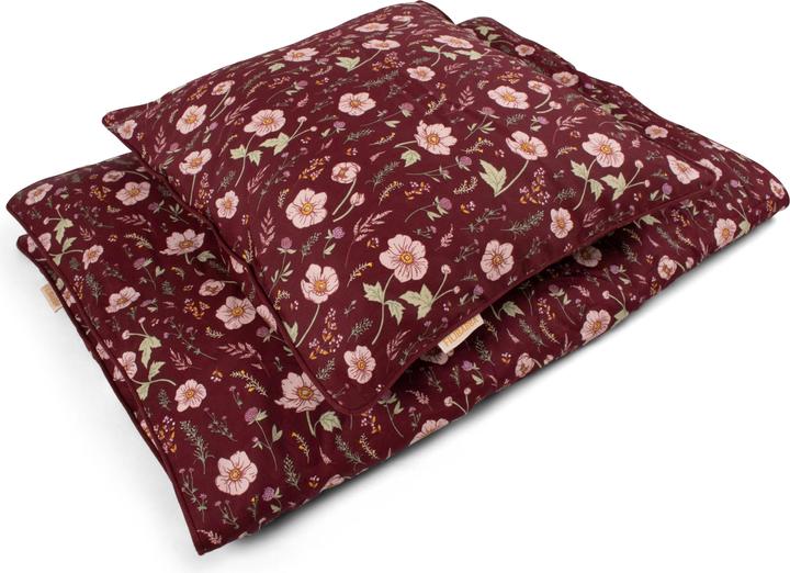 Filibabba Baby bed linen GOTS - Fall Flowers (70 x 100 cm, 40 x 45 cm)