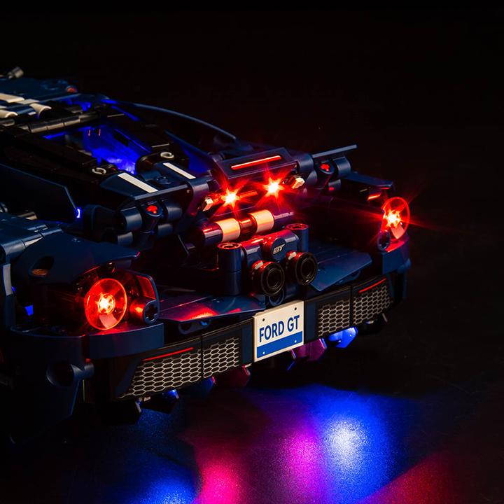 Actual product image BrickBling LED Licht Set für LEGO Ford GT 2022 (42154) inkl. Fernbedienung