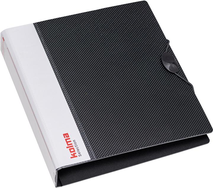 Kolma Ringbuch Selection A5 Recycling 2 Ringe Füllhöhe 3 cm schwarz (A5, 30 mm, 1 Stück)