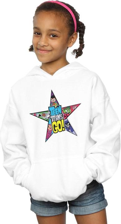 Immagine prodotto Teen Titans Go Star Logo Felpa con Cappuccio Ragazze (140, 146)