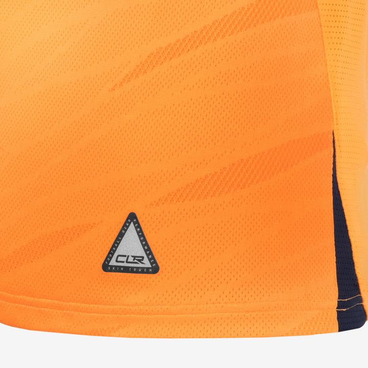 Produktbild Kipsta Damen/Herren Fussball Trikot kurzarm - CLR orange/marineblau (XL)