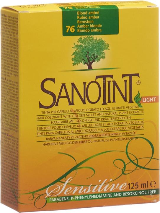 Produktbild Sanotint Sensitive Light Haarfarbe 76 bernstein (76 bernstein)